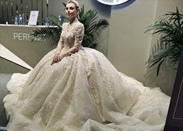 80目尼龍婚紗絲網成品