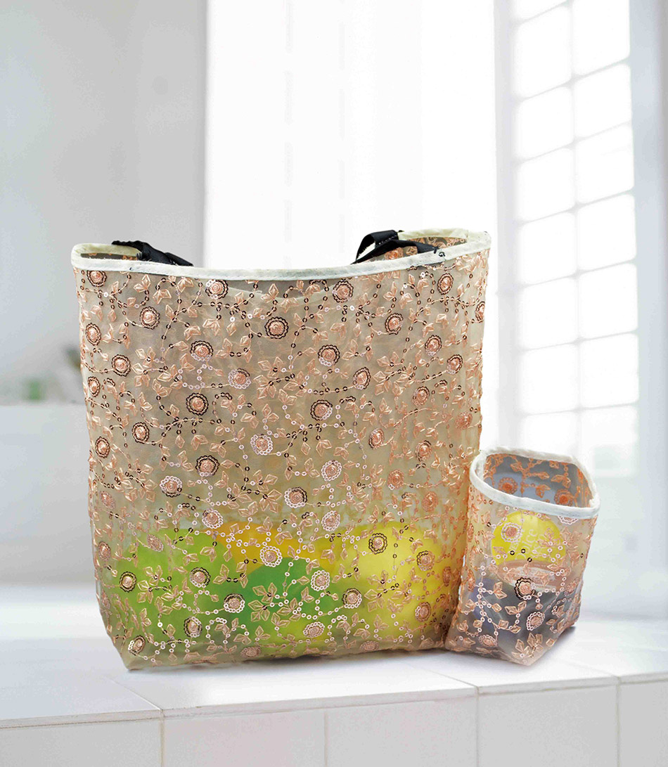 尼龍網(wǎng)布珠片繡花包